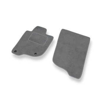 Fußmatten Auto für Mitsubishi L200 IV Pick-Up (2006-2015) - Premium Velours grau