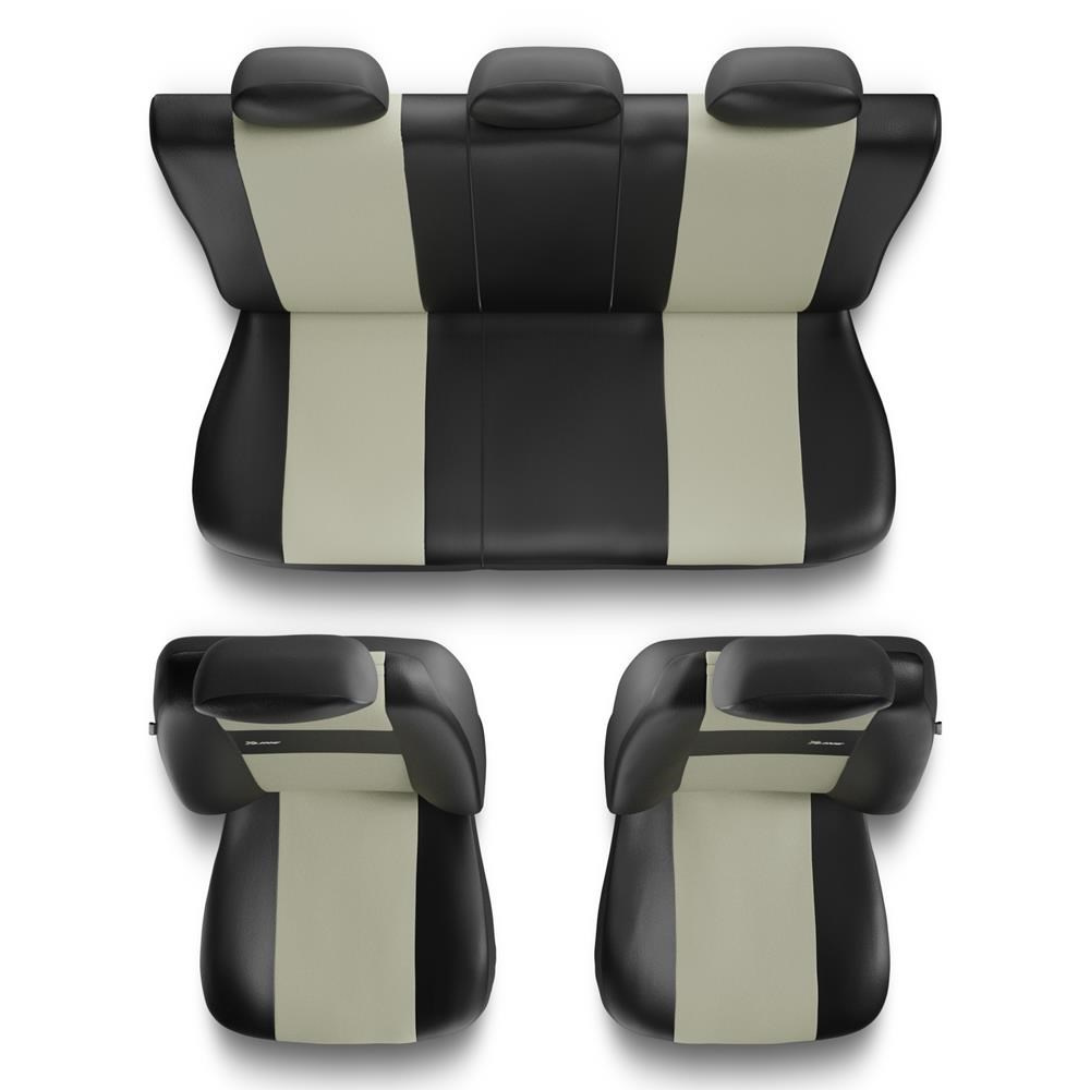 Universal Sitzbezüge Auto für Mercedes-Benz E Klasse W212, W213 (2009-2019)  - Autositzbezüge Schonbezüge für Autositze - XL-BE beige