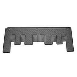 TPE Fußmatten Auto für Ford Tourneo Custom Van (01.2013-2023) - schwarz Automatten Autoteppiche - mit Schaltung und Automatikgetriebe; voll hinten 2. Reihe