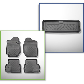 Set Kofferraumschale und angepasste Autoteppiche TPE für: Suzuki Jimny II GJ SUV