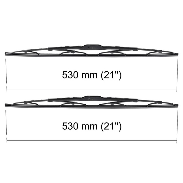 Vordere Scheibenwischer für Audi 100 Avant, Limousine (1982-1990) - Wischerblätter Standard