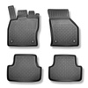 TPE Fußmatten Auto für Seat Leon III Hatchback (11.2012-02.2020) - schwarz Automatten Autoteppiche