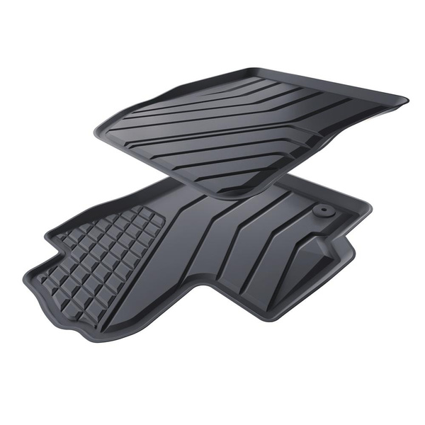 TPE Fußmatten Auto für Toyota Corolla XII Limousine, Touring Sports (2019-....) - schwarz Automatten Autoteppiche