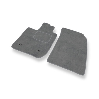 Fußmatten Auto für Dacia Duster II SUV (2018-2024) - Premium Velours graue Autom