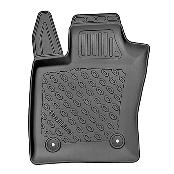 Set Kofferraumschale und angepasste Autoteppiche TPE für: Jeep Compass II MP SUV (08.2017-....) - mit beweglichem Boden im Kofferraum;für obere und untere Ebene;nicht fuer Plug-in Hybrid