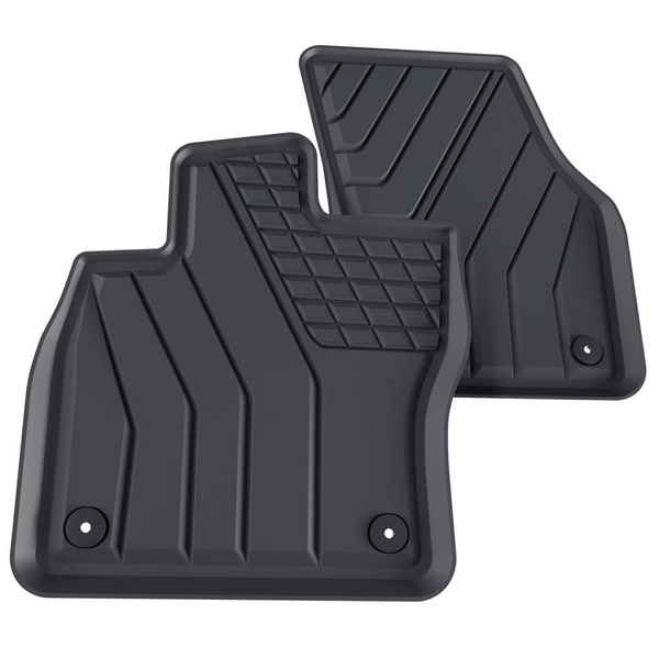 TPE Fußmatten Auto für Volkswagen Tiguan II SUV (2016-2024) - schwarz Automatten Autoteppiche