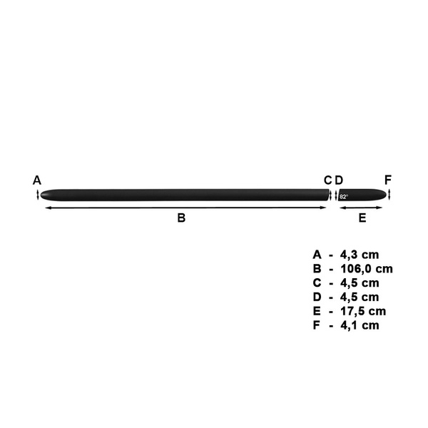 Schwarze Auto Seitenschutzleisten Fiat 600 Hatchback (2006-2010)