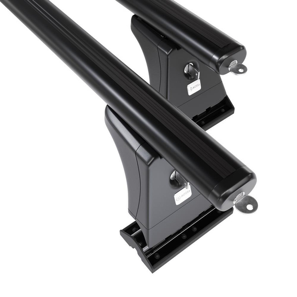 Aluminium-Dachträger für Peugeot Expert (2004-2006) - schwarz Dachträger Dachgepäckträger - Montagepunkte