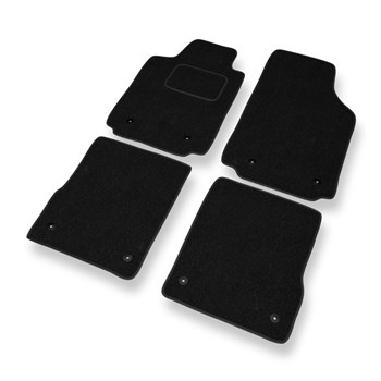Fußmatten Auto für Audi A2 I 8Z Hatchback (1999-2005) - schwarze Automatten Auto