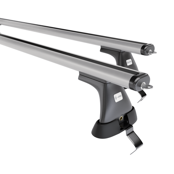 Aluminium-Dachträger für Skoda Octavia mk II (2009-2012) - silbern Dachträger Dachgepäckträger - ohne Montagelemente