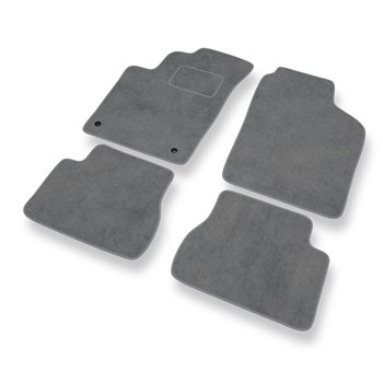 Fußmatten Auto für Kia Picanto I Hatchback (2004-2010) - Premium Velours graue A