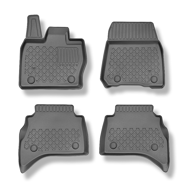 TPE Fußmatten Auto für Land Rover Range Rover V (460) SWB SUV (11.2021-....) - schwarz Automatten Autoteppiche