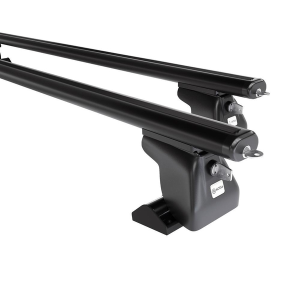 Aluminium-Dachträger für Volkswagen Multivan T5 (2010-2015) - schwarz Dachträger Dachgepäckträger - T-profil