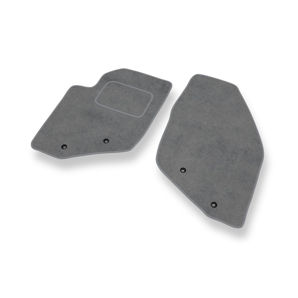 Fußmatten Auto für Volvo S60 I Limousine (2000-2009) - Premium Velours graue Automatten Autoteppiche