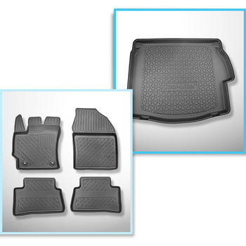 Set Kofferraumschale und angepasste Autoteppiche TPE für: Toyota Corolla Cross 2