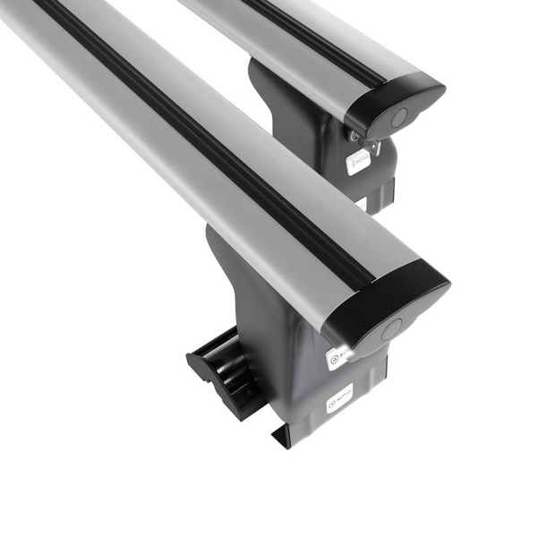 Aluminium-Dachträger für Nissan Maxima mk VI (2004-2008) - silbern Dachträger Dachgepäckträger - ohne Montagelemente