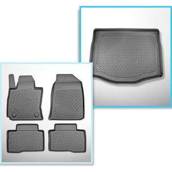 Set Kofferraumschale und angepasste Autoteppiche TPE für: SsangYong Tivoli Grand