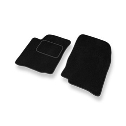 Fußmatten Auto für Suzuki Grand Vitara I SUV (1997-2005) - Premium Velours schwarze Automatten Autoteppiche