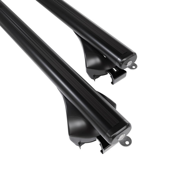 Aluminium-Dachträger für Volkswagen Touran III MPV (2015-....) - Reling - schwarz Dachträger Dachgepäckträger
