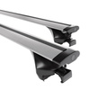 Aluminium-Dachträger für Renault Megane IV (2016-....) - silbern Dachträger Dachgepäckträger - integrierte Relinge