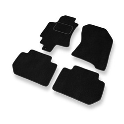 Fußmatten Auto für Subaru Tribeca II SUV (2007-2014) - Premium Velours schwarze Automatten Autoteppiche