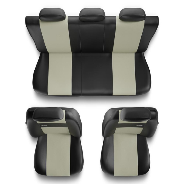 Universal Sitzbezüge Auto für Volkswagen Tiguan I, II, III (2007-....) – Autositzbezüge Schonbezüge für Autositze – XL-BE
