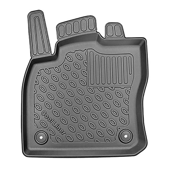 Set Kofferraumschale und angepasste Autoteppiche TPE für: Volkswagen Caddy V Maxi Van (11.2020-....) - 5 oder 7 Sitze;ohne 3. Sitzreihe