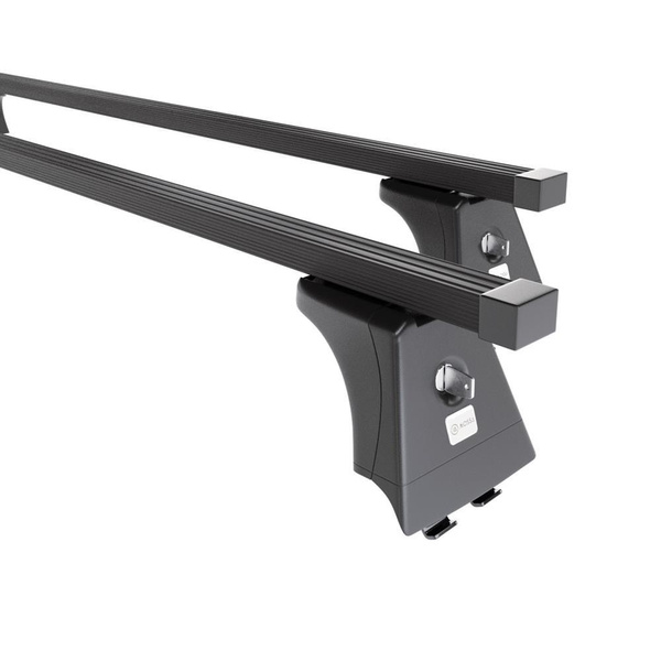 Stahl-Dachträger für Renault Scenic mk II (2003-2008) - schwarz Dachträger Dachgepäckträger - Montagepunkte