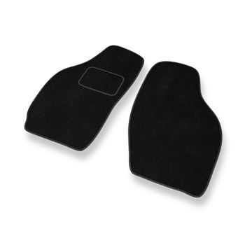 Fußmatten Auto für Daewoo Tico Hatchback (1991-2001) - Premium Velours schwarze 