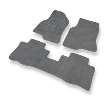 Fußmatten Auto für Chevrolet Captiva I SUV (2006-2011) - Premium Velours graue A
