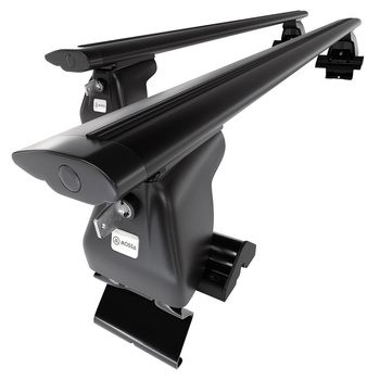 Aluminium-Dachträger für Nissan Almera mk II (2000-2006) - schwarz Dachträger Da