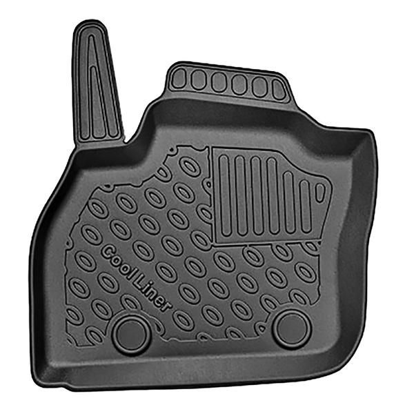 TPE Fußmatten Auto für Renault ZOE Hatchback (06.2019-03.2024) - schwarz Automatten Autoteppiche