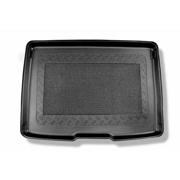 Kofferraumwanne für Ford Focus IV Hatchback, Active Hatchback (09.2018-....) - Kofferraummatte rutschfest Schutzmatte - obere Ladefläche; mit vollem Reserverad