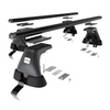 Aluminium-Dachträger für Volkswagen Passat B8 (2015-2023) - schwarz Dachträger Dachgepäckträger - ohne Montagelemente