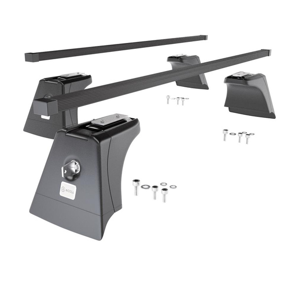 Stahl-Dachträger für Suzuki Across (2021-....) - schwarz Dachträger Dachgepäckträger - integrierte Relinge