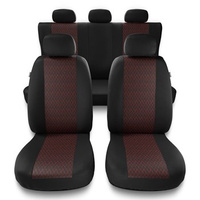 Universal Sitzbezüge Auto für Peugeot 306 (1993-2003) - Autositzbezüge Schonbezüge für Autositze - PF-RD