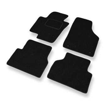 Fußmatten Auto für Volkswagen Tiguan SUV (2007-2016) - schwarze Automatten Autot