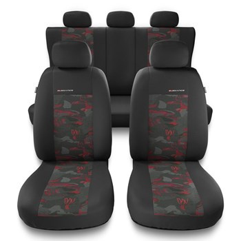 Universal Sitzbezüge Auto für Audi A4 B5, B6, B7, B8, B9 (1995-2024) - Autositzbezüge Schonbezüge für Autositze - UNE-RD