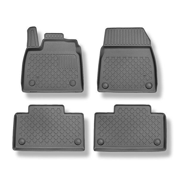 TPE Fußmatten Auto für Renault Scenic V E-Tech Electric SUV (03.2024-....) - schwarz Automatten Autoteppiche