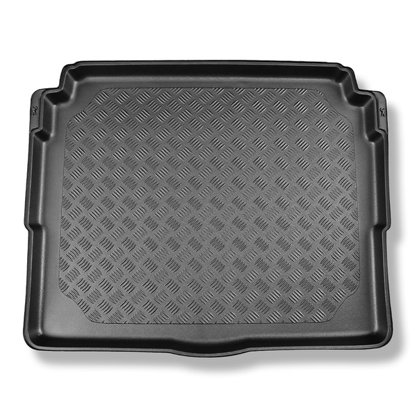 Kofferraumwanne für Peugeot 3008 II SUV (11.2016-....) - Kofferraummatte rutschfest Schutzmatte - untere Ladefläche mit Vorbereitung für den Varioboden; unter / ohne Varioboden (Flex Floor); nicht fuer Hybrid
