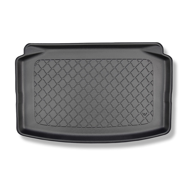 Kofferraumwanne für Volkswagen Polo VI 2G AW Hatchback (10.2017-....) - Kofferraummatte rutschfest Schutzmatte - vertiefte Ladefläche; Modelle ohne Varioboden