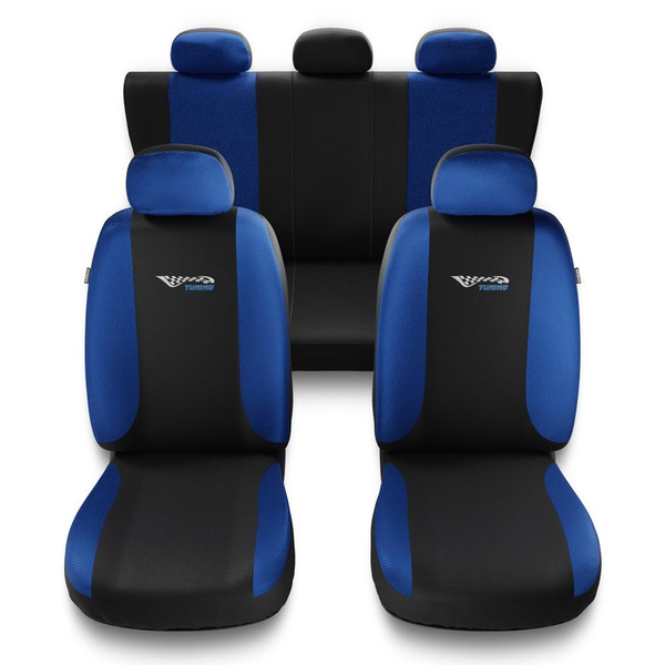 Universal Sitzbezüge Auto für Seat Ateca (2016-....) – Autositzbezüge Schonbezüge für Autositze – TG-BL