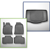 Set Kofferraumschale und angepasste Autoteppiche TPE für: Ssangyong Tivoli X150 Crossover (01.2020-12.2021) - unterer Kofferraum (ohne / unter Multiboden)