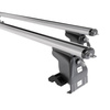 Aluminium-Dachträger für Ssangyong Rexton mk I (2002-2007) - silbern Dachträger Dachgepäckträger - ohne Montagelemente