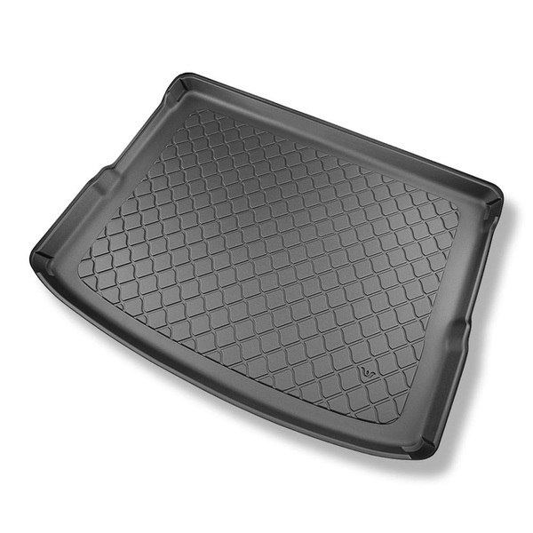 Set Kofferraumschale und angepasste Autoteppiche TPE für: Kia Niro II (SG2) Crossover (06.2022-....) - HEV Hybrid;EV (electric);oberer Kofferraum (für Multiboden);beweglicher Boden in höchster Stellung;nicht fuer Plug-in Hybrid