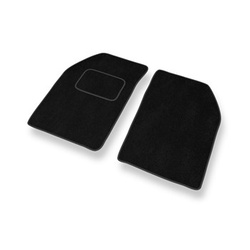 Fußmatten Auto für Renault Kangoo I Van (1997-2007) - Premium Velours schwarze Automatten Autoteppiche