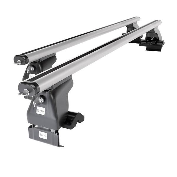 Aluminium-Dachträger für Kia Carens mk II (2002-2006) - silbern Dachträger Dachgepäckträger - ohne Montagelemente