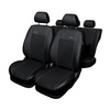Maßgeschneiderte Sitzbezüge Auto für Ford Focus III Hatchback, Kombi, Limousine (2011-2018) - Autositzbezüge Schonbezüge für Autositze - schwarz