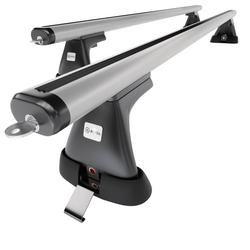 Aluminium-Dachträger für Toyota RAV4 mk II (2000-2005) - silbern Dachträger Dachgepäckträger - Montagepunkte