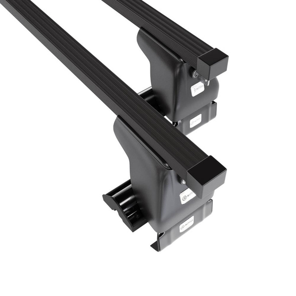 Stahl-Dachträger für Peugeot 1007 (2005-2009) - schwarz Dachträger Dachgepäckträger - ohne Montagelemente